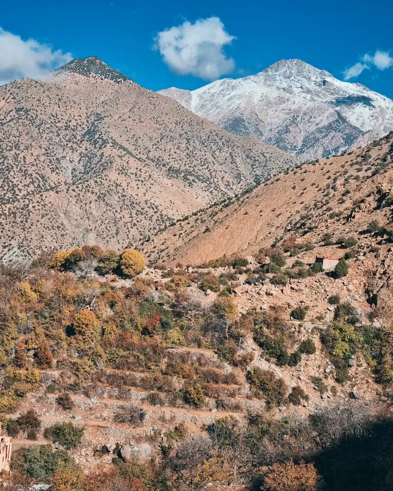 Ourika valley waterfall